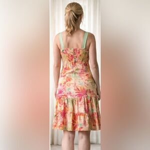 R&K Originals Floral Pattern Dress, Size 8, Vintage